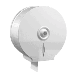 Distributeur de papier hygiénique Jumbo métal 200m - Blanc