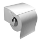 Distributeur de papier hygiénique PH rouleau métal - Blanc