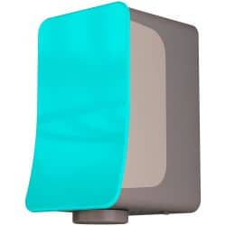 Sèche-mains à air pulsé basse consommation ultra rapide Fusion - turquoise